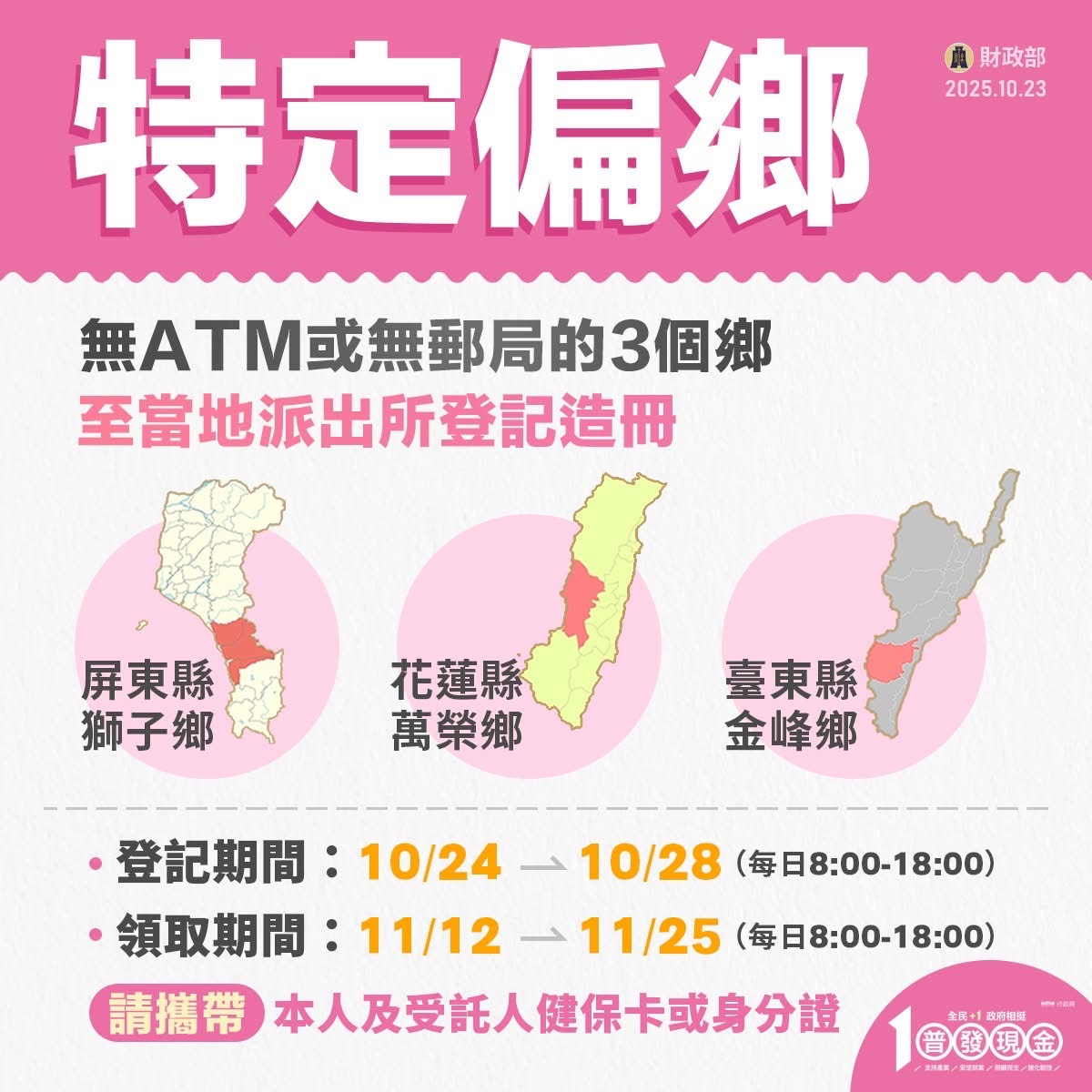 💰「全民+1 政府相挺」#普發現金1萬元特別預算今日公布生效,領取時間確定了! - 第6張圖 Img 0144